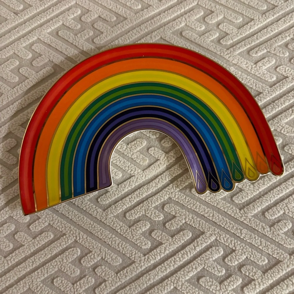 JONATHAN ADLER ~ DRIPPING RAINBOW TRINKET TRAY